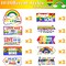 20 Pcs Gay Pride Sign Love Is Love Sign Decorations Rainbow LGBTQ Multicolor Love Has No Gender Pride Yard Decorations